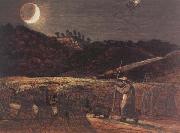 Cornfield by Moonlight, Samuel Palmer
